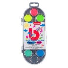 Fine art shop - Watercolor set 12 metallic and neon colors with brush, Bruynzeel | totenart.com