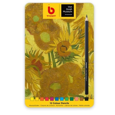  Fine art shop - 12 color pencil case Sakura Bruynzeel | totenart.com