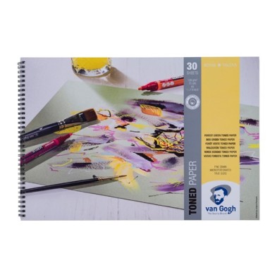  Fine art shop - Toned Paper Van Gogh Pad Forest Green, 30 sheets, 120 gr (A3) | totenart.com