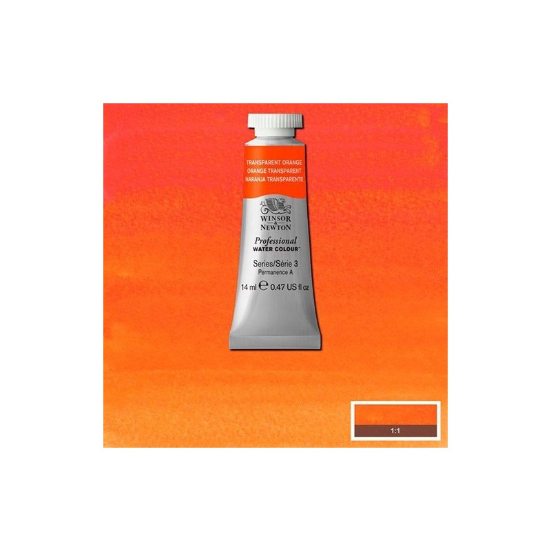 Fine art shop - Artist Watercolor Transparent Orange 14 ml, W N 650 | totenart.com