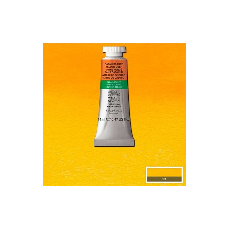 Fine art shop - Artist Watercolor Cadmiun-Free Yellow Deep 14 ml, W N 891 | totenart.com