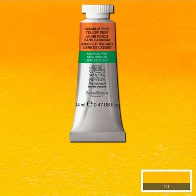 Fine art shop - Artist Watercolor Cadmiun-Free Yellow Deep 14 ml, W N 891 | totenart.com