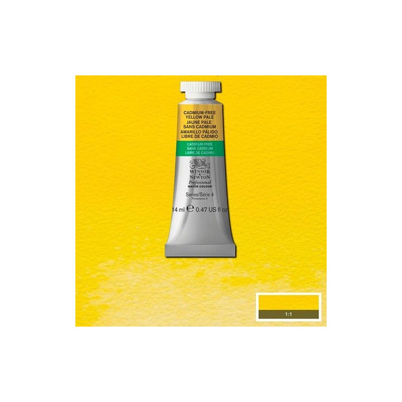 Fine art shop - Artist Watercolor Cadmiun-Free Yellow Pale 14 ml, W N 907 | totenart.com