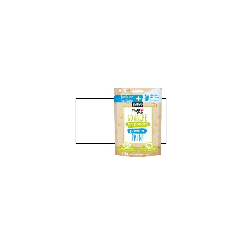 Fine art shop - Gouache powder White, bag 100 gr. Pebeo | totenart.com 