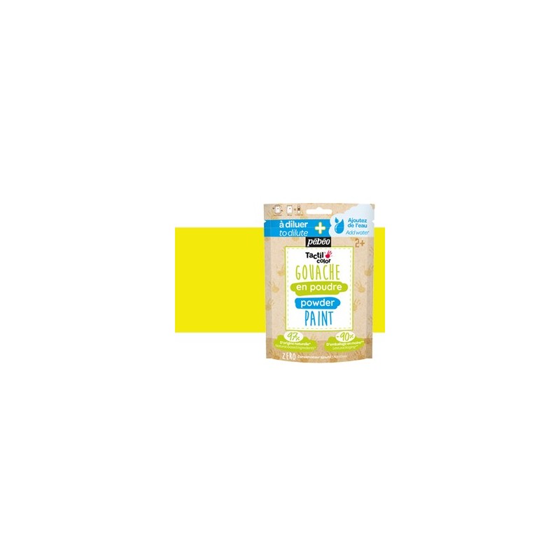 Fine art shop - Gouache powder Yellow, bag 100 gr. Pebeo | totenart.com 