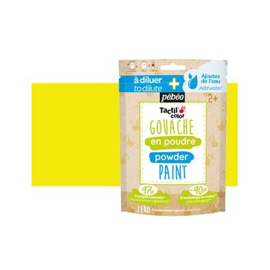 Fine art shop - Gouache powder Yellow, bag 100 gr. Pebeo | totenart.com 