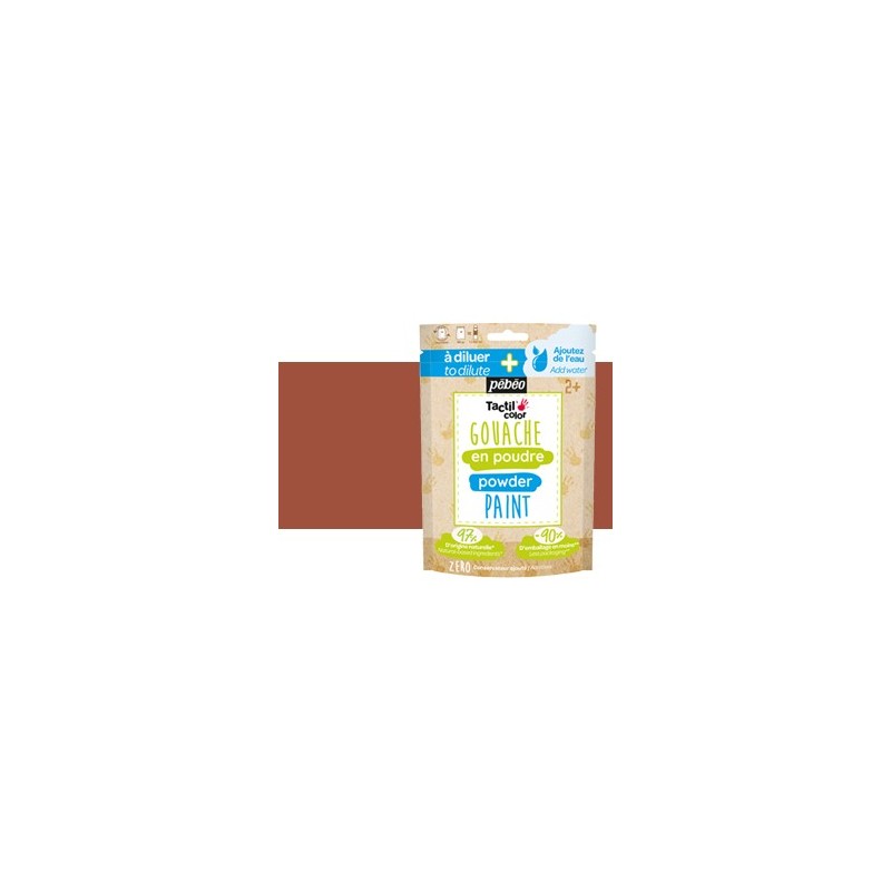 Fine art shop - Gouache powder Brown, bag 100 gr. Pebeo | totenart.com 