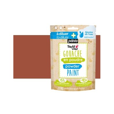 Fine art shop - Gouache powder Brown, bag 100 gr. Pebeo | totenart.com 