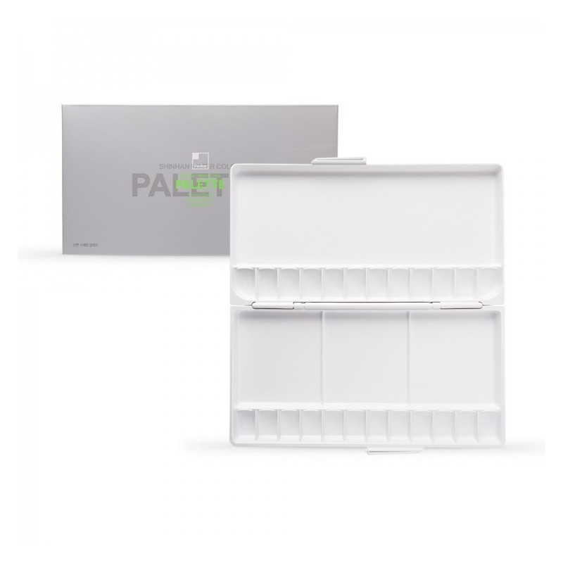  Fine art shop - Plastic palette 24 wells (275x151x28mm) | totenart.com