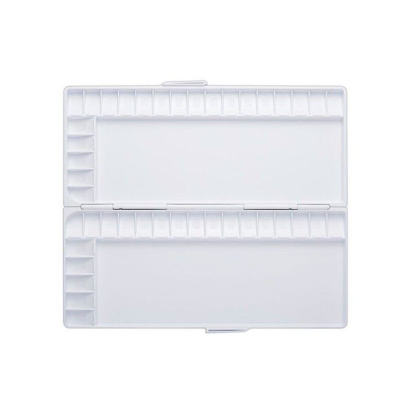  Fine art shop - Plastic palette 42 wells (365x164x28mm) | totenart.com