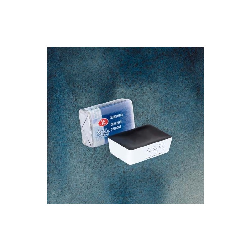 Fine art shop - White Nights Watercolors in godet Dark Blue Shadows 555 | totenart.com