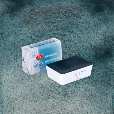 Fine art shop - White Nights Watercolors in godet Sky Blue Shadows 557 | totenart.com