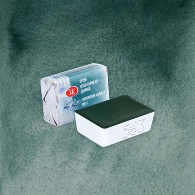 Fine art shop - White Nights Watercolors in godet Chromium Cobalt 563 | totenart.com