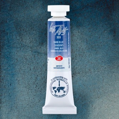 Fine art shop - White Nights Watercolors in tube 10 ml. Dark Blue Shadows 555 | totenart.com