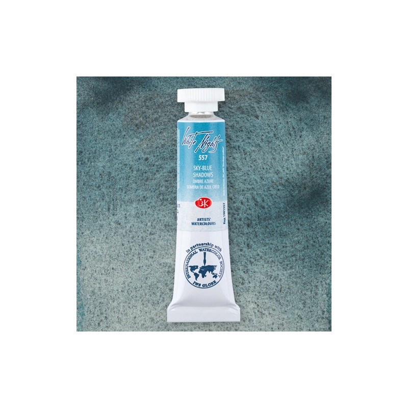 Fine art shop - White Nights Watercolors in tube 10 ml. Sky-Blue Shadows 557 | totenart.com