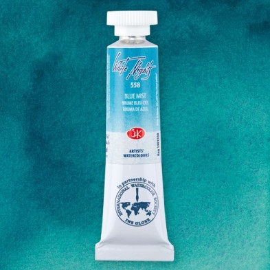 Fine art shop - White Nights Watercolors in tube 10 ml. Blue Mist 558 | totenart.com