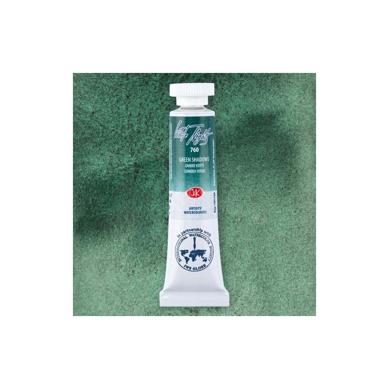 Fine art shop - White Nights Watercolors in tube 10 ml. Green Shadows 760 | totenart.com