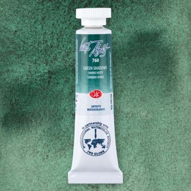 Fine art shop - White Nights Watercolors in tube 10 ml. Green Shadows 760 | totenart.com