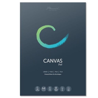  Fine art shop - Canvas Pad, Medium Grain, A4,  280 gr. 10 s. Phoenix | totenart.com