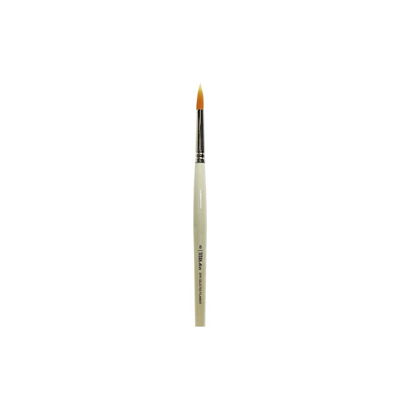 Fine art shop - Synthetic round brush TitanArts, Long handle, 3595/0 | totenart.com