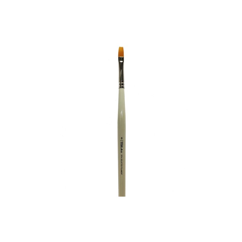 Fine art shop - Synthetic flat brush TitanArts, Long handle, 3594/1 | totenart.com