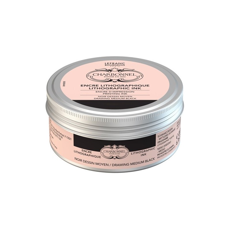 Fine art shop - Litho Black Drawing (medium black), Charbonnel, 200 ml | totenart.com\n