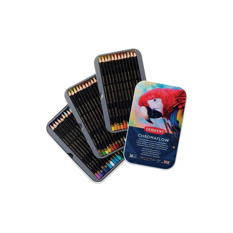 Fine art shop - Derwent Chromaflow box 36 colours | totenart.com