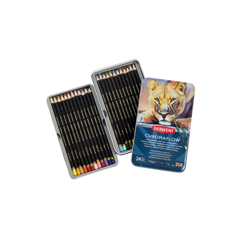 Fine art shop - Derwent Chromaflow box 24 colours | totenart.com