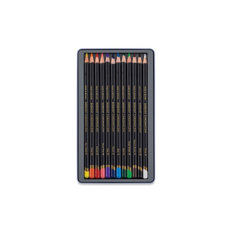 Fine art shop - Derwent Chromaflow box 12 colours | totenart.com