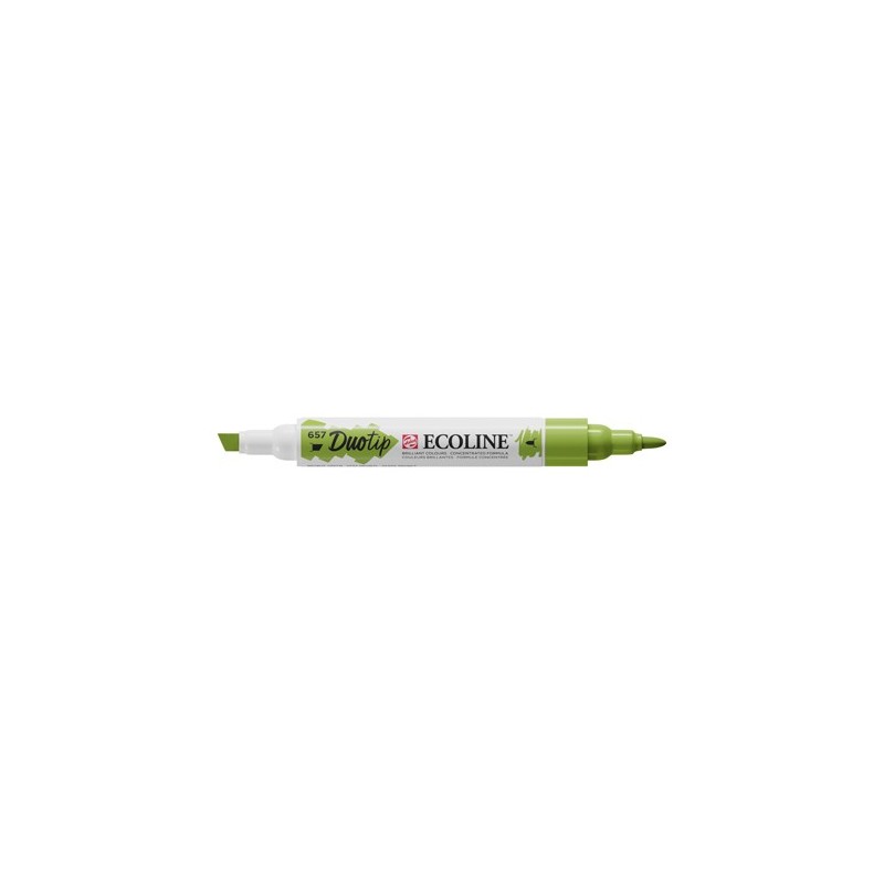 Fine art shop - Ecoline Duo Tip Bronze Green Marker 657 | totenart.com
