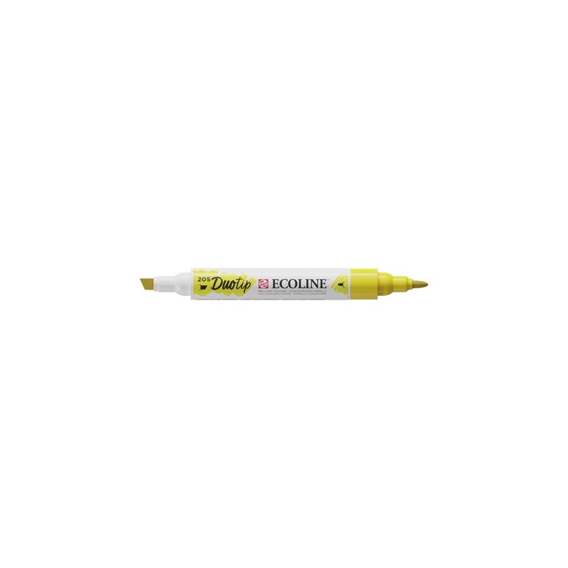 Fine art shop - Ecoline Duo Tip Lemon Yellow Marker 205 | totenart.com