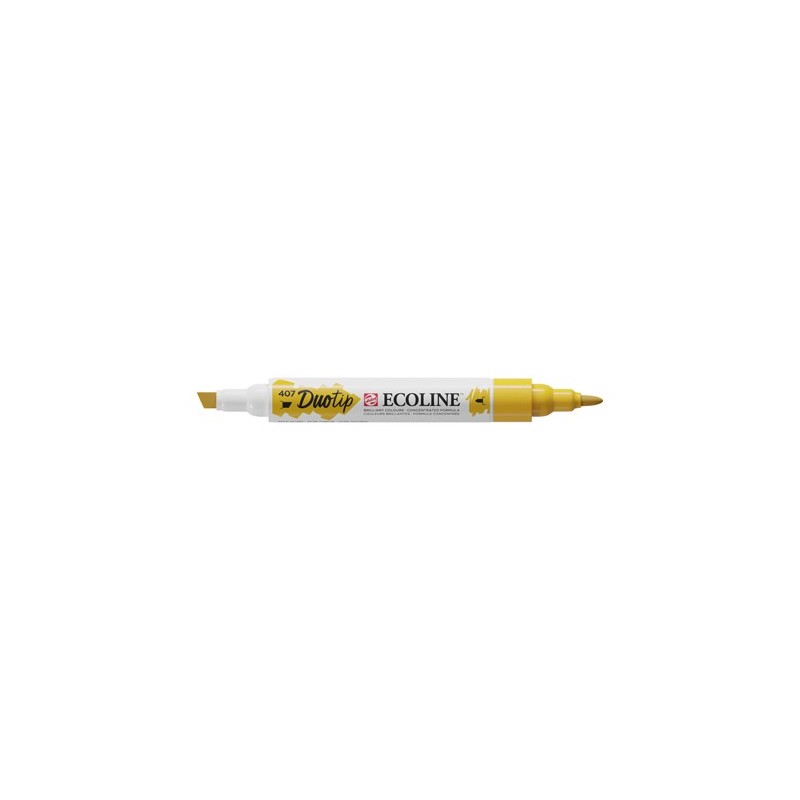 Fine art shop - Ecoline Duo Tip Deep Ochre Marker 407 | totenart.com