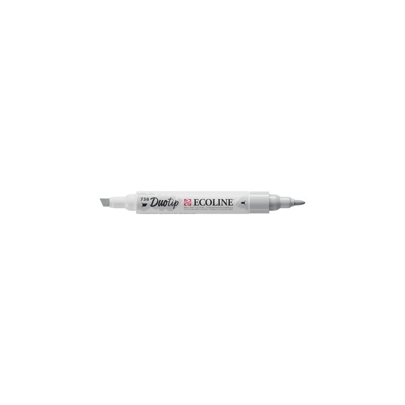 Fine art shop - Ecoline Duo Tip Cold Grey Lt Marker 738 | totenart.com