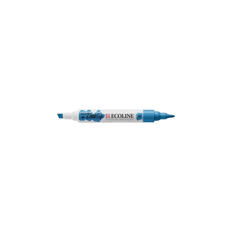 Fine art shop - Ecoline Duo Tip Prussian Blue Marker 508 | totenart.com