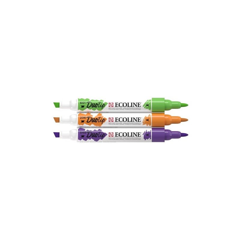 Fine art shop - Ecoline Marker  Duo Tip Secund.Set3 | totenart.com