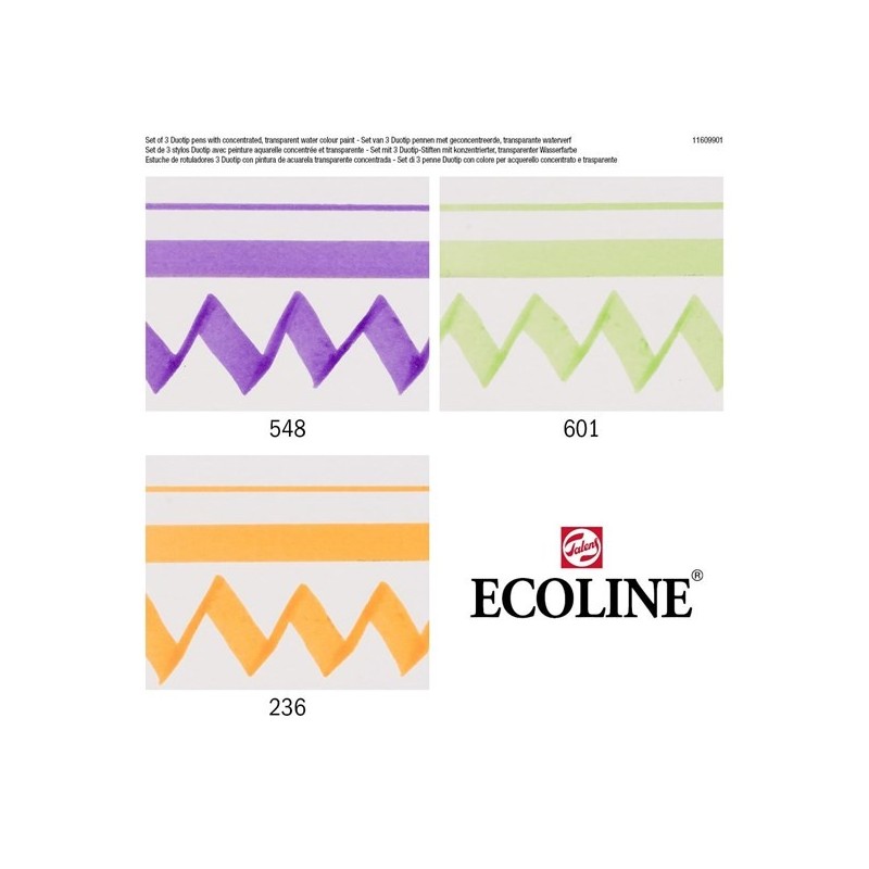 Fine art shop - Ecoline Marker  Duo Tip Secund.Set3 | totenart.com