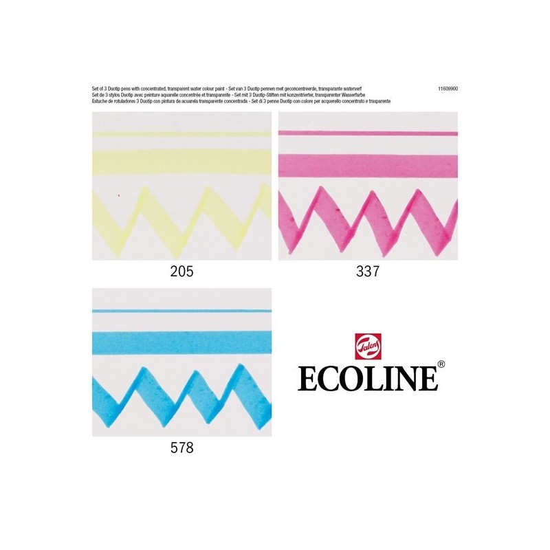 Fine art shop - Ecoline Marker  Duo Tip Primary Set3 | totenart.com