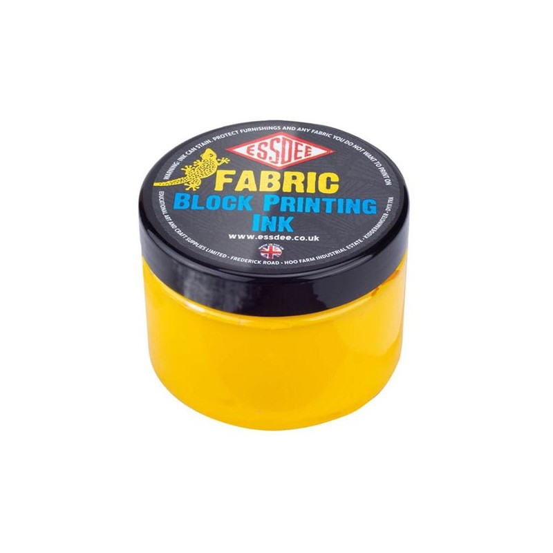 Fine art shop - Essdee Fabric Block Printing Ink Yellow 150 ml. | totenart.com