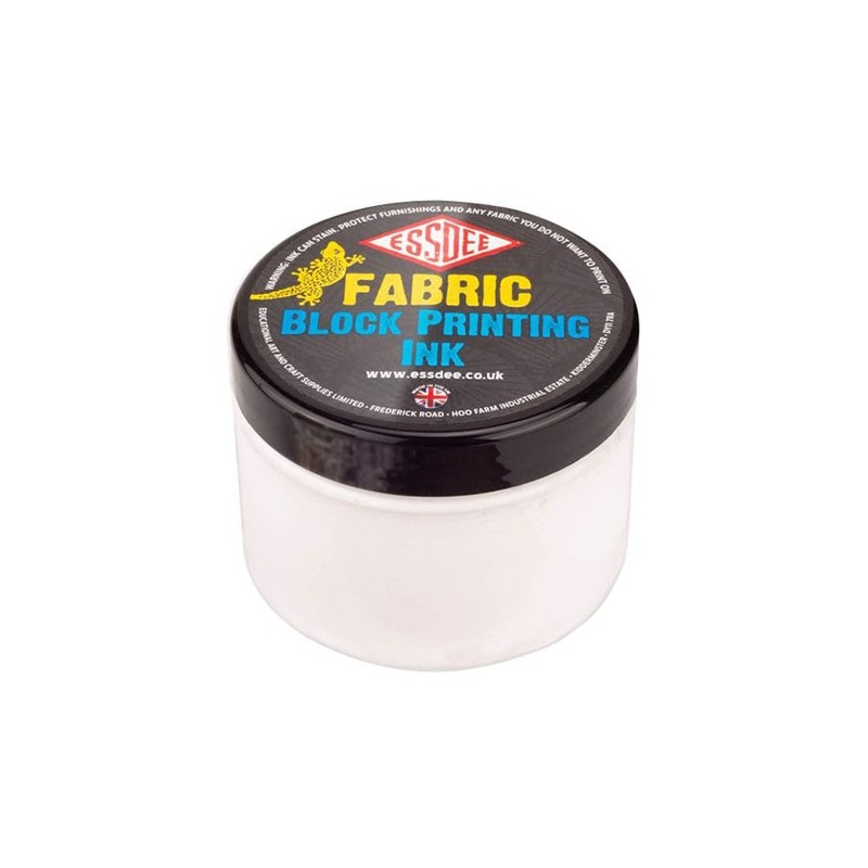Fine art shop - Essdee Fabric Block Printing Ink White 150 ml. | totenart.com