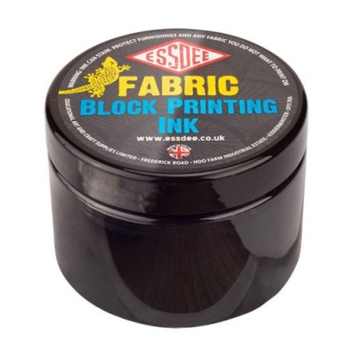 Fine art shop - Essdee Fabric Block Printing Ink Black 150 ml. | totenart.com