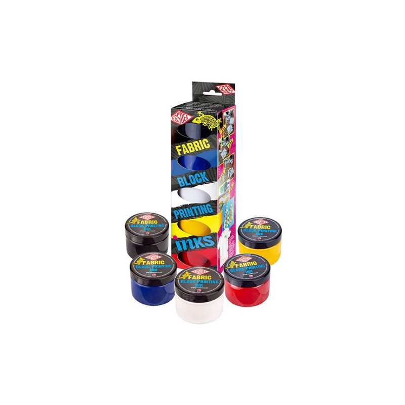 Fine art shop - Essdee Fabric Block Printing Inks kit 5 Primary Colors | totenart.com