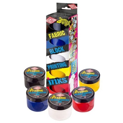 Fine art shop - Essdee Fabric Block Printing Inks kit 5 Primary Colors | totenart.com