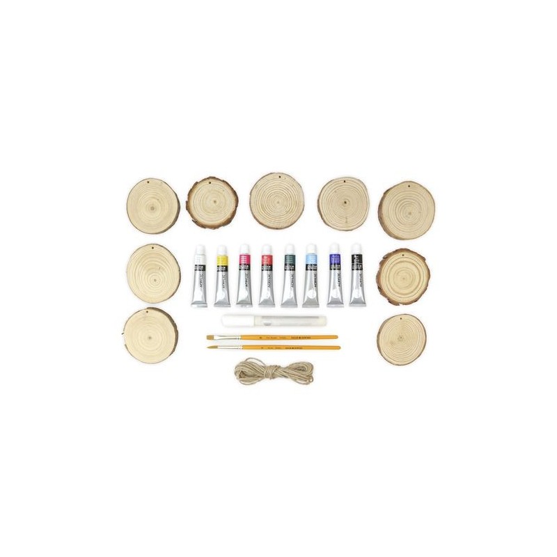 Oil Van Gogh, wooden box,  10 col. 