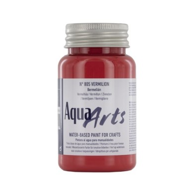 Fine art shop - Titan Aqua Arts Paint Vermilion (805) 100 ml. | totenart.com