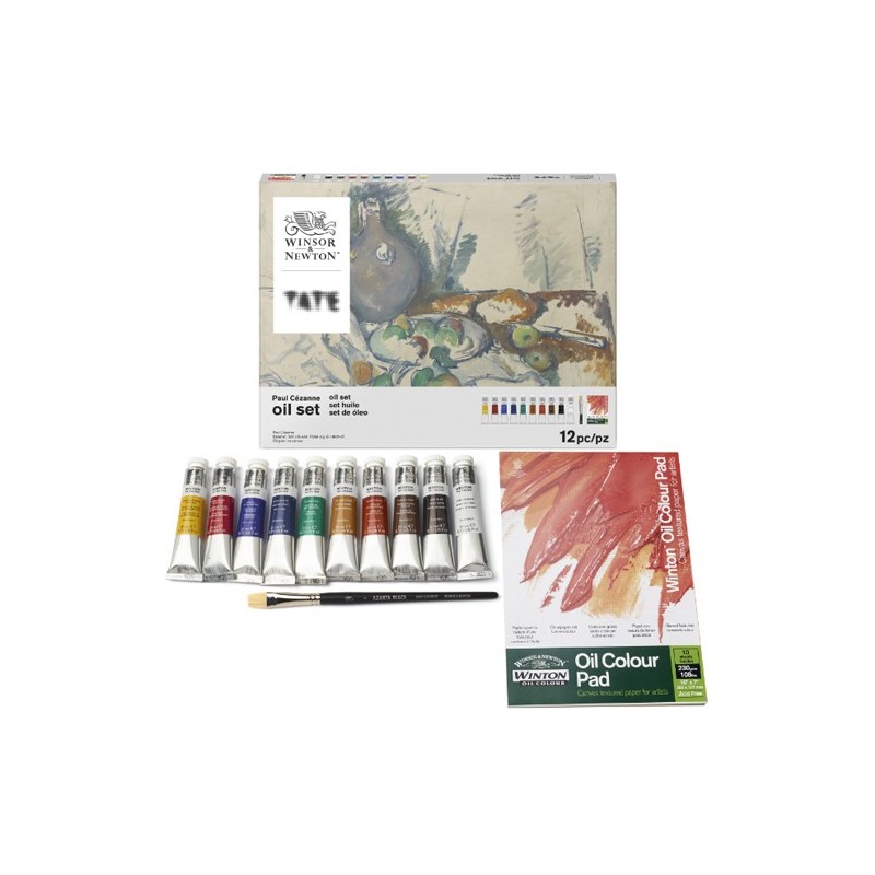 Fine art shop - Oil Set Paul Cézanne 12-piece, Winsor&Newton | totenart.com