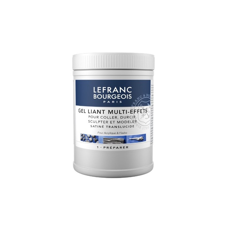 Fine art shop - Gel Liant Multi-effect for acrylic, Lefranc & Bourgeois (500 ml) | totenart.com