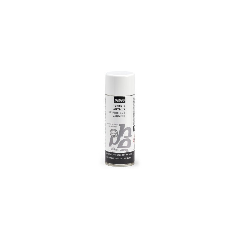 Fine art shop - Pebeo Universal-Multitécnica Spray Satin UV Protector Varnish, 200 ml. | totenart.com