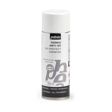 Fine art shop - Pebeo Universal-Multitécnica Spray Satin UV Protector Varnish, 200 ml. | totenart.com