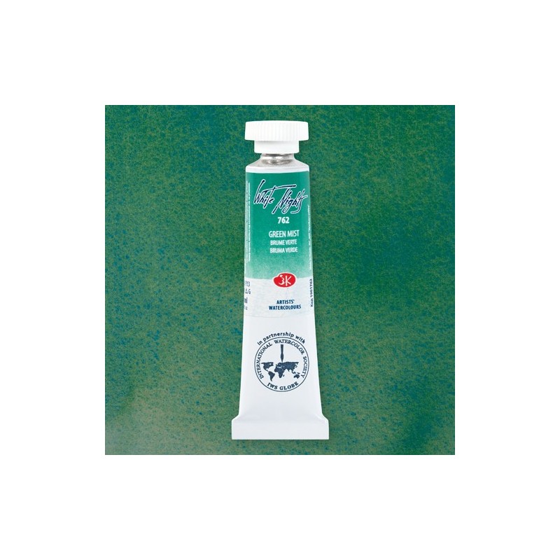 Fine art shop - White Nights Watercolors in tube 10 ml. Green Mist 762 | totenart.com