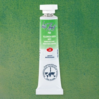 Fine art shop - White Nights Watercolors in tube 10 ml. Yellowish Green Mist 763 | totenart.com